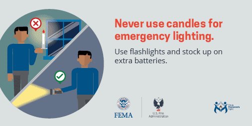 Fire Safety Tip: Candles