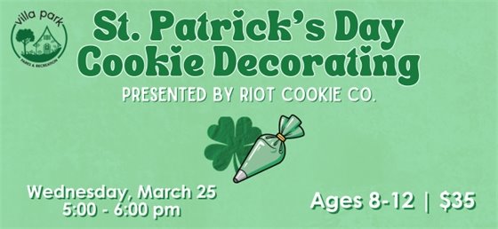 St. Patrick's Day Cookie Decorating