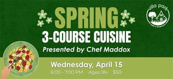 Spring 3-Course Cuisine