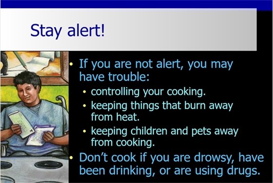 Fire Safety Tip: Kitchen safety 