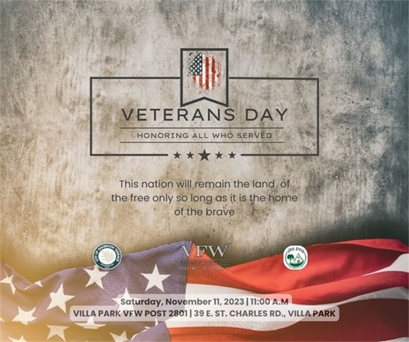 Veterans day save the date november 11 at 11 am at VFW post 2801 