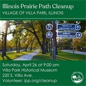 prairie path cleanup