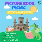 Picture Book Picnic at Twin Lakes Park.