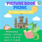 Picture Book Picnic at Twin Lakes Park.