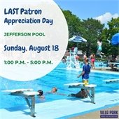 Patron appreciation day