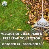 free leaf collection villa park oct 23 through december 8 