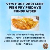 VFW Lent Fish Fry Friday