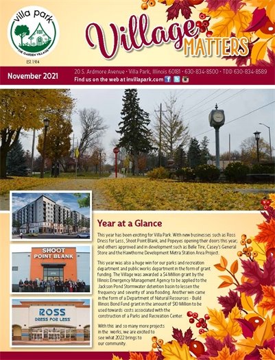 Village Matters November 2021 Cover
