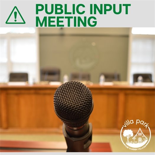 Public Input Meeting 